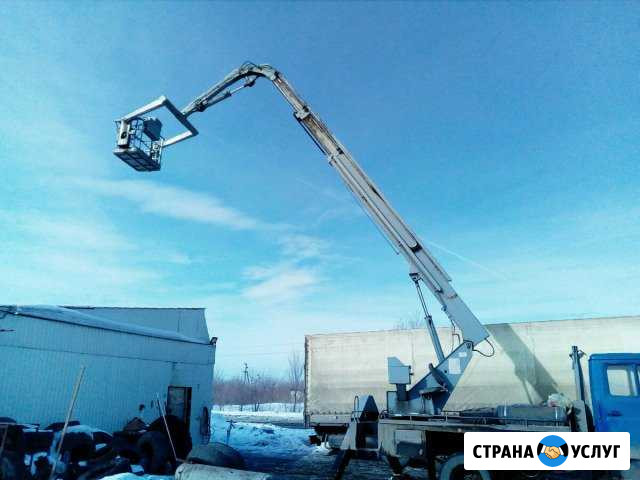 Автовышки16, 22 метра, манипуляторы 14 тонн, фура Магнитогорск - изображение 1