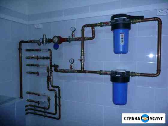 Отопление, водоснабжение,канализация, септик Северская