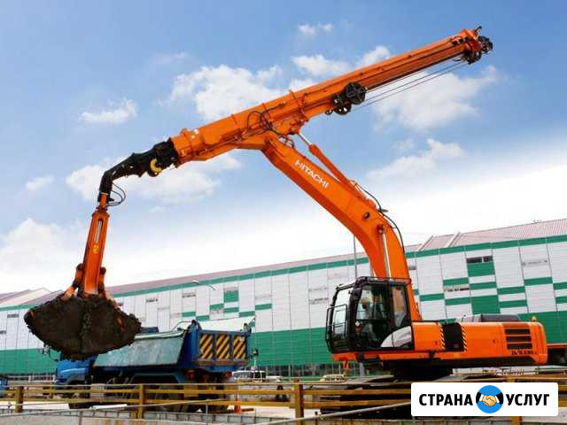 Аренда гусеничного экскаватора с грейферным ковшом Видное - изображение 1