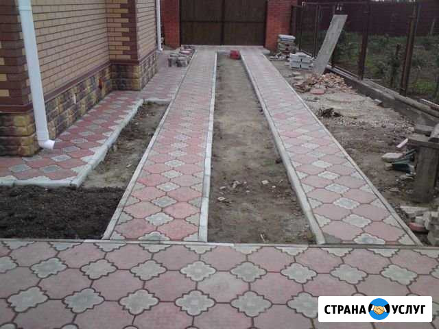 Услуги по укладке тротуарной плитки Таганрог - изображение 1