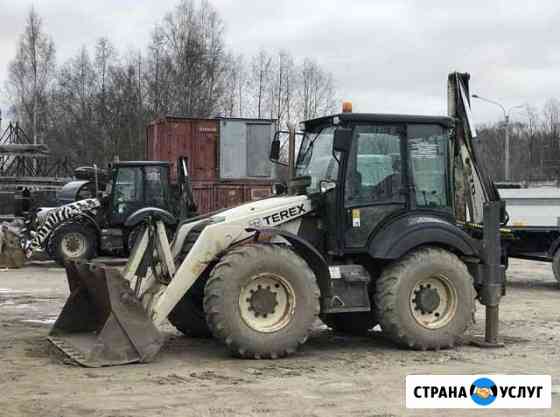 Аренда экскаватора-погрузчика Terex JCB Санкт-Петербург