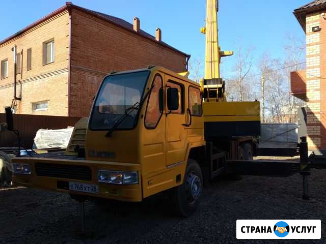 Услуги автокрана 25 тонн Благовещенск - изображение 1