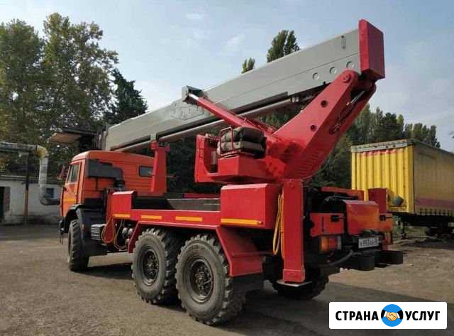 Услуги, аренда автовышки 24-28-32-36-40-46 метров Белгород - изображение 1