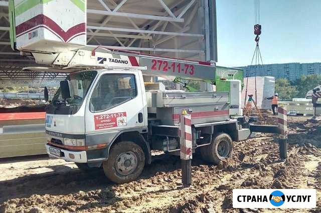 Аренда, услуги Автовышка 12м-22м Красноярск - изображение 1