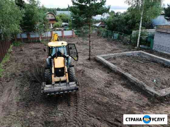 Расчистка планировка участка, демонтаж Казань