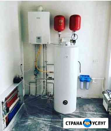 Установка газового отопления, монтаж теплых полов Феодосия