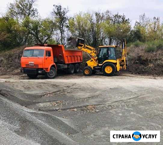Доставка щебня, песка, чернозема и др. материалов Родионово-Несветайская - изображение 1