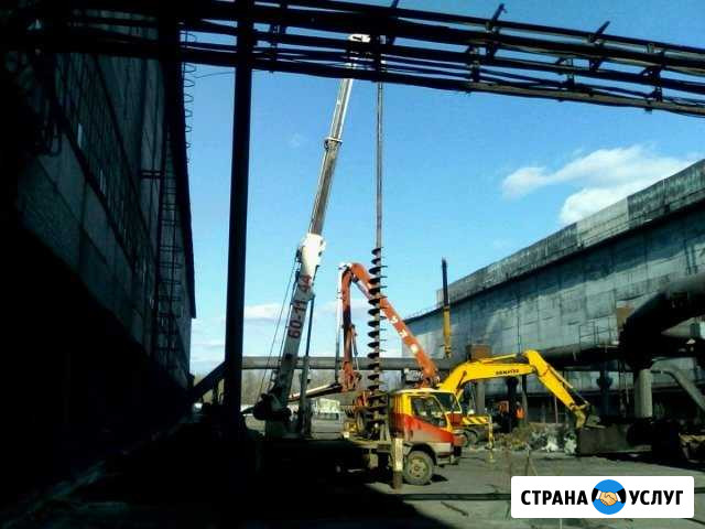 Услуги Ямобура, забор,фундамент,лэп,сваи,шпала Ангарск - изображение 1