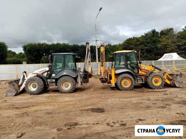 Аренда экскаватора погрузчика в спб и Области Красное Село - изображение 1