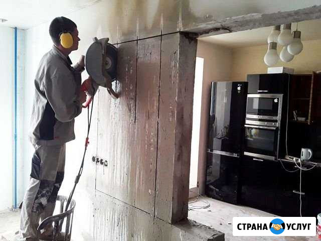 Алмазная резка проемов. Слом стен. Вывоз мусора Уфа - изображение 1