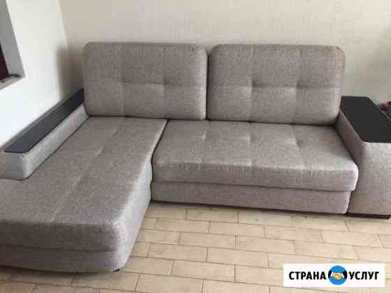 Перетяжка мягкой мебели на дому Москва