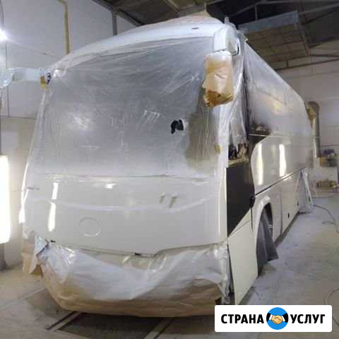Покраска автобусов и грузовиков сто Санкт-Петербург - изображение 1
