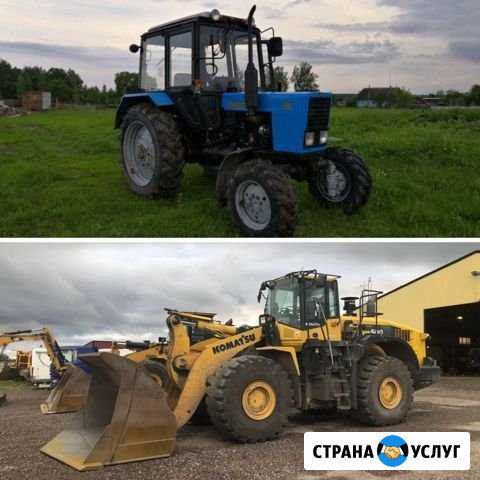 В аренду трактора мтз, фронт. погрузчики Komatsu Коломна - изображение 1