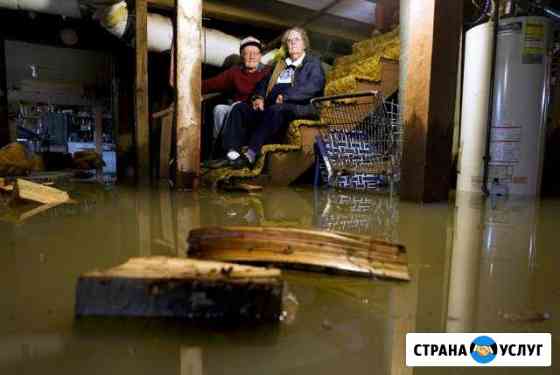 Осушение подвалов, откачка воды из котлованов Липецк