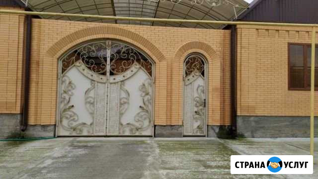 Ворота навесы Ойсхара - изображение 1
