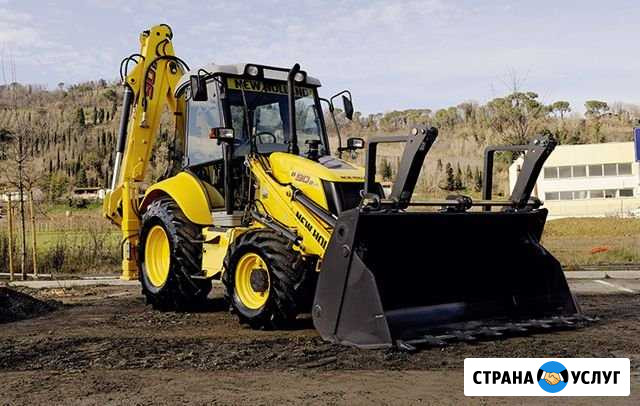 Услуги экскаватора-погрузчика New Holland B90B ндс Воронеж - изображение 1