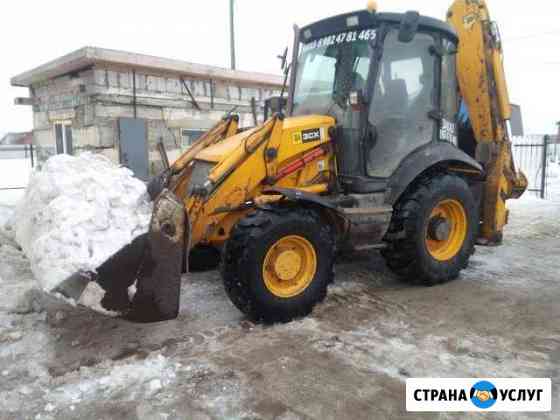 Экскаватор-погрузчик JCB. Ямобур. Култаево Пермь