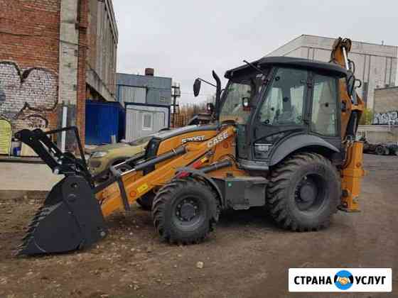 Экскаватор погрузчик, мини погрузчик в аренду Санкт-Петербург