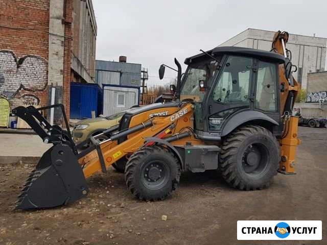 Экскаватор погрузчик, мини погрузчик в аренду Санкт-Петербург - изображение 1