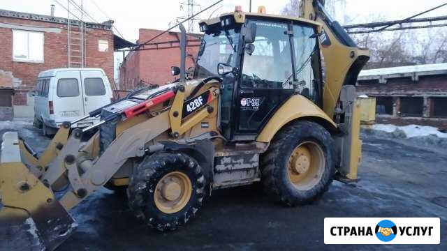 Аренда экскаватора погрузчика CAT428, уборка Екатеринбург - изображение 1