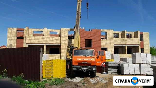 Аренда, услуги автокрана стрела 28 м Мензелинск - изображение 1