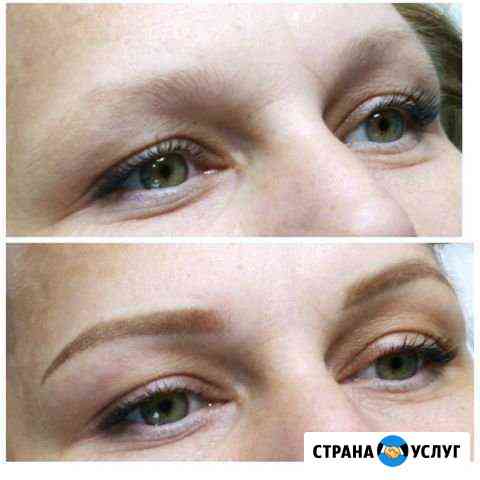 Напыление, перманентный макияж брови, губы, веки Кемерово