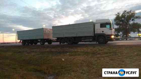 Грузоперевозка ман бортовой 15-30т Воронеж