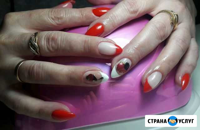 Наращивание ногтей,гель-лак, комбинированный маник Выселки - изображение 1