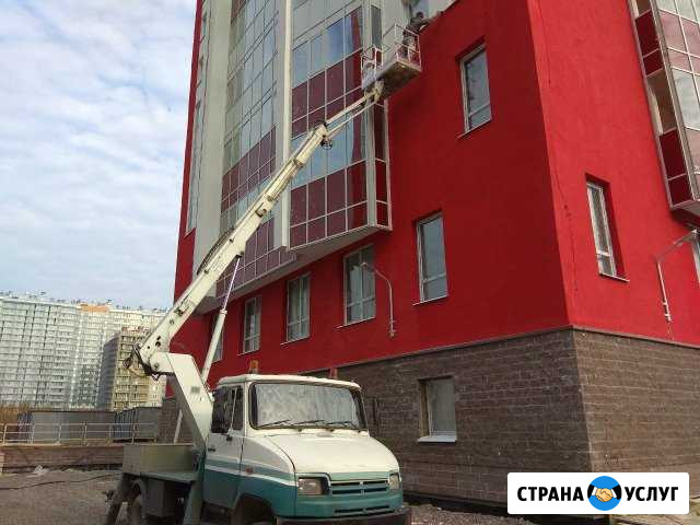 Aвтовышка аренда услуги автовышки Санкт-Петербург - изображение 1