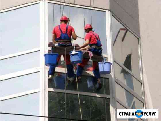 Мойка фасадов, остекления, высотные работы Краснодар