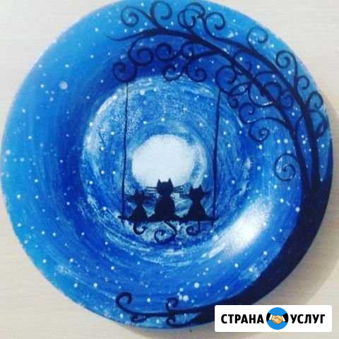 Роспись посуды Шушенское - изображение 1