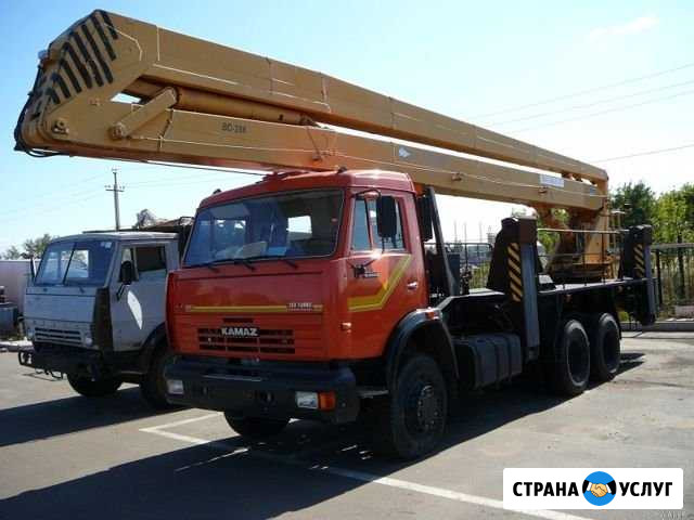 Услуги, аренда автовышки 22,28,32 метра Тамбов - изображение 1
