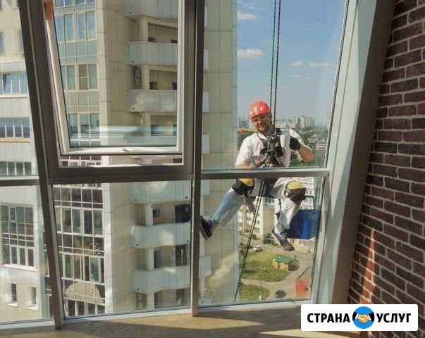 Мойка окон, балконов, лоджий, магазинов, кафе Ростов-на-Дону - изображение 1