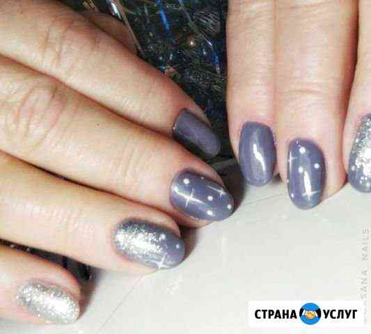 Маникюр, педикюр, покрытие гель лак,окрашивание бр Пермь