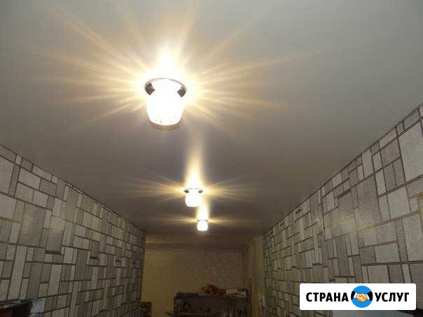Монтаж люстры, светильников на натяжной потолок Миасс - изображение 1