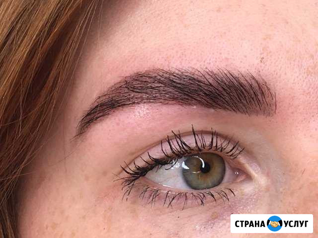 Брови (коррекция+окрашивание, долговременная уклад Саратов - изображение 1