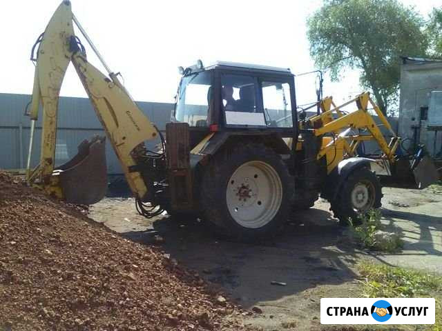 Услуги экскаватора погрузчика бульдозера Сарапул - изображение 1