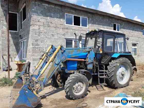 Вспашка (покос травы) земли трактором мтз 82 Оренбург
