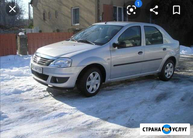 Аренда Рено Логан. Яндекс такси Уфа - изображение 1