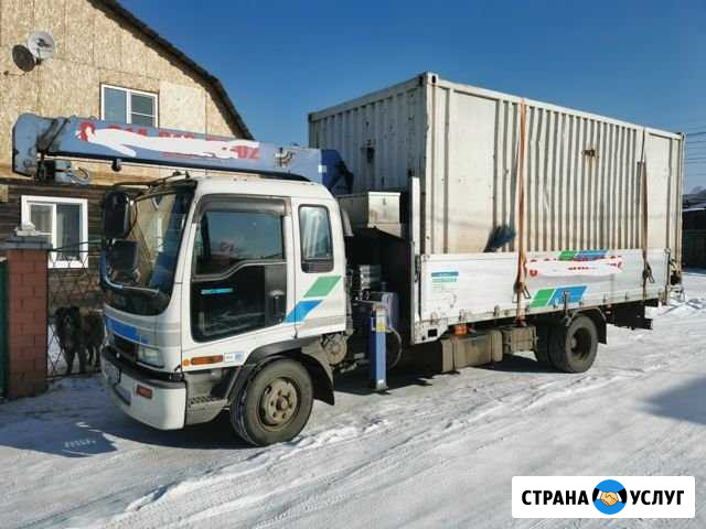 Кран-борт. Эвакуатор. Автовышка Братск - изображение 1
