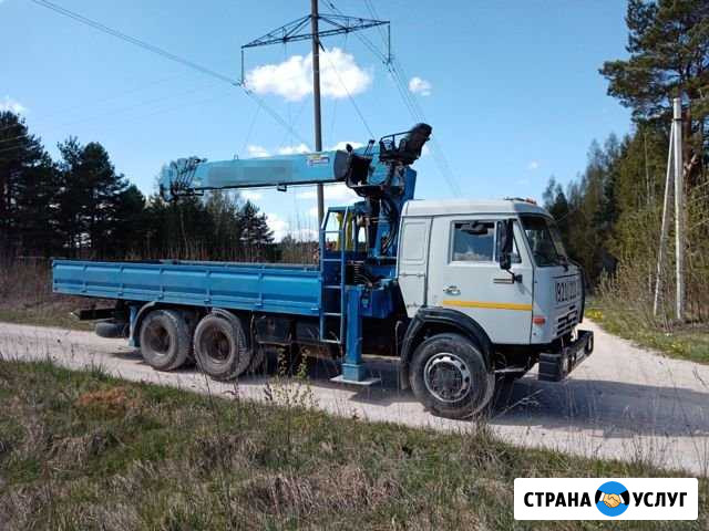 Услуги Аренда Крана-Манипулятора,стрела 7 т 22м Псков - изображение 1