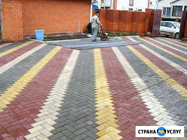 Укладка тротуарной плитки,брусчатки Набережные Челны - изображение 1