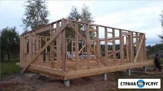 Строительство каркасных дачных домов до 150 м2 Одинцово