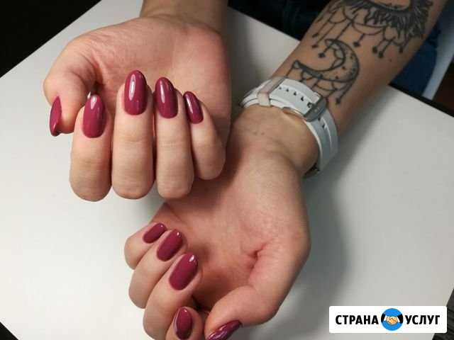 Комбинированный маникюр покрытие гель-лак Вологда - изображение 1