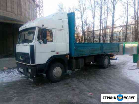 Грузоперевозки 10 тонн/ шаланда 20т, открытый борт Санкт-Петербург