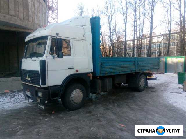 Грузоперевозки 10 тонн/ шаланда 20т, открытый борт Санкт-Петербург - изображение 1