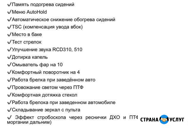 Активация скрытых функций VAG Долгопрудный - изображение 1