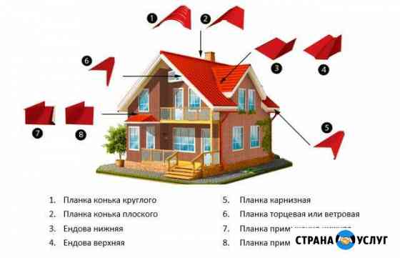 Доборные элементы для кровли фасада Белорецк