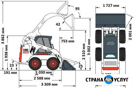 Минипогрузчик Бобкет, Бобкэт, Bobcat S 185 HF Ростов-на-Дону - изображение 1