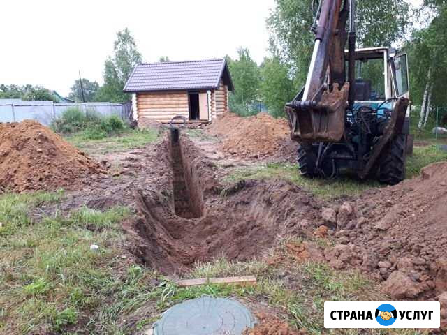 Услуги экскаватора, бульдозера, корчевание пней Арзамас - изображение 1